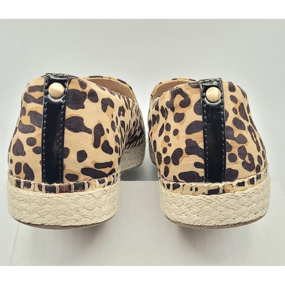 Dr. Scholl's BE Energized Leopard Print Espadrilles Slip On Shoes Sz 10 - Picture 7 of 11